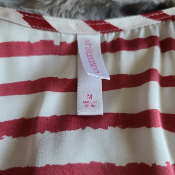 Red/White striped Racerback - Picture 2 of 2